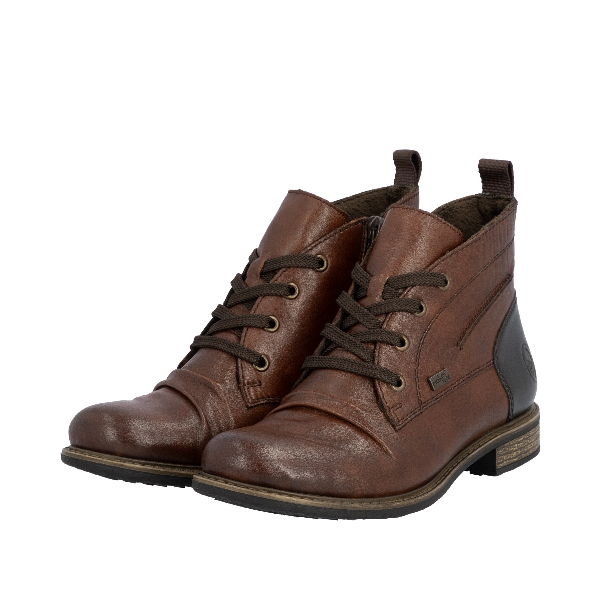 Bottines à lacets ' 74804 ' Rieker en marron