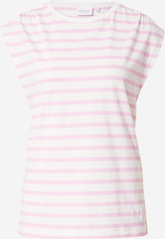 T-shirt comma casual identity en rose : devant