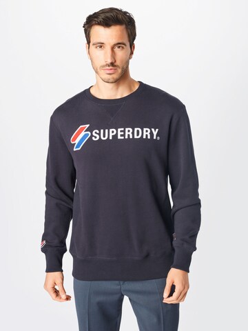 Superdry Collegepaita värissä sininen: edessä