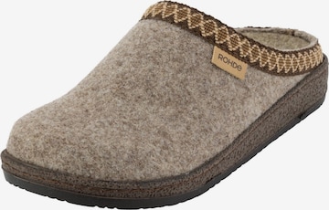 ROHDE Clogs 'Novara-D' in Beige: voorkant