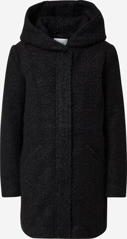 JDY Between-Seasons Coat 'Sonya' in Black: front