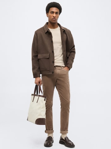 SCOTCH & SODA Štandardný strih Nohavice 'Ralston' - Hnedá