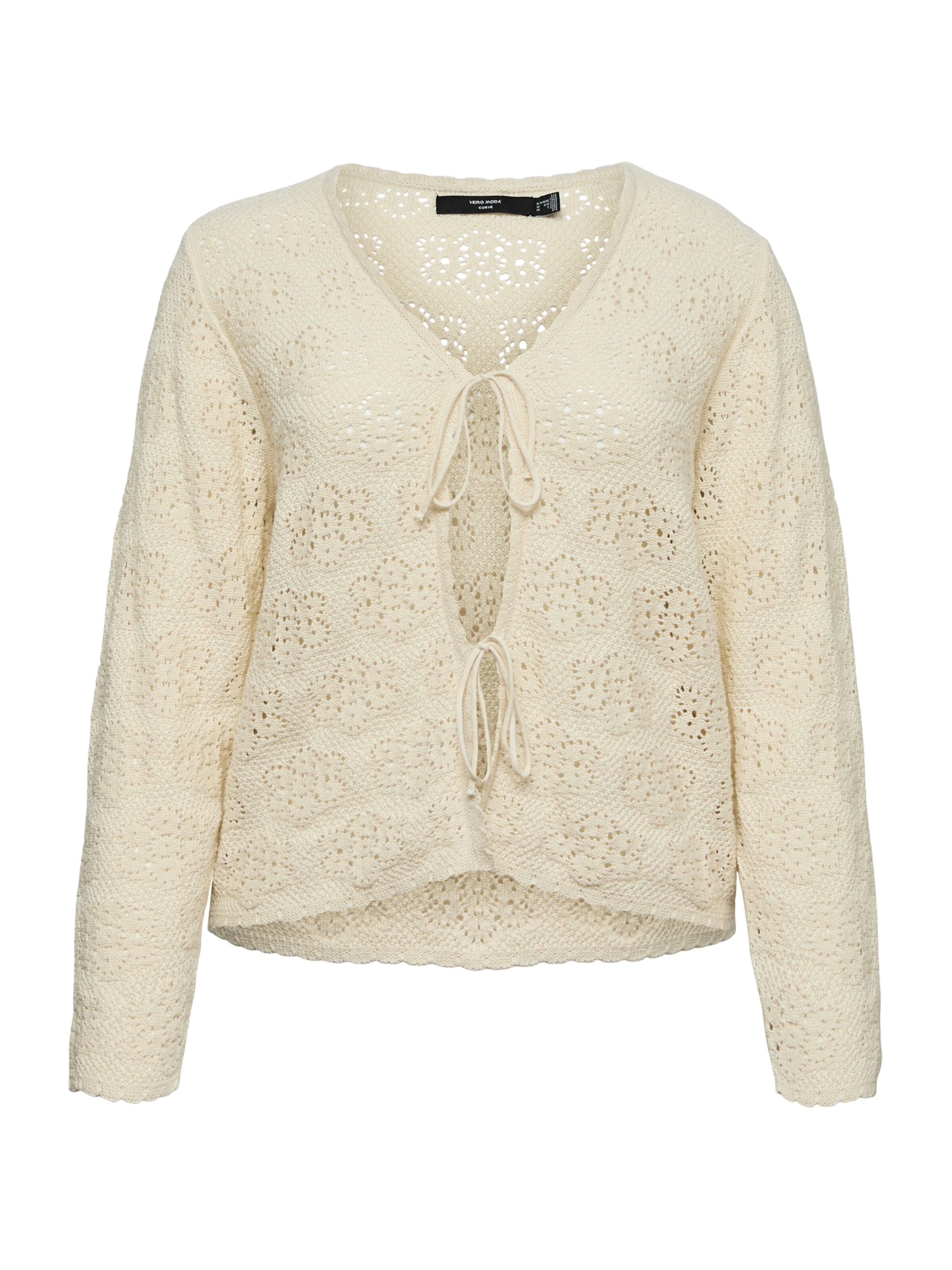 Giacchetta 'VMCAVA' di Vero Moda Curve in beige: frontale