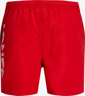 Shorts de bain 'Fiji' JACK & JONES en rouge