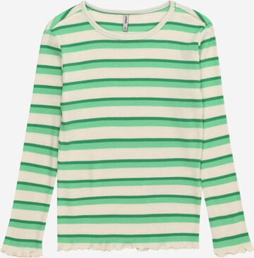 T-Shirt 'Evig' KIDS ONLY en vert : devant