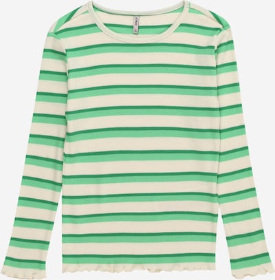 KIDS ONLY T-Shirt 'Evig' en beige / roseau / vert clair, Vue avec produit