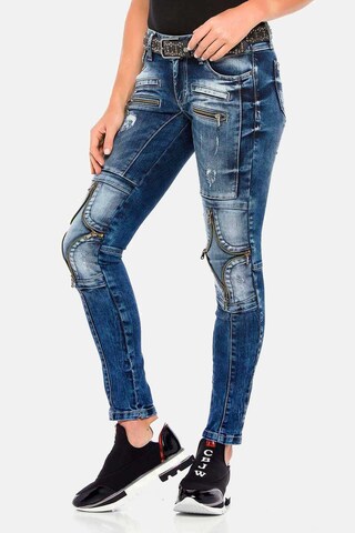 CIPO & BAXX Slimfit Jeans in Blauw