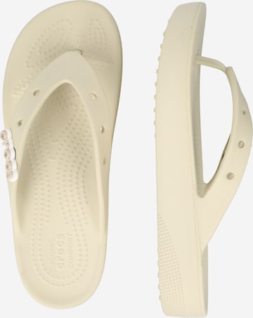 Crocs Σαγιονάρες διχαλωτές σε μπεζ