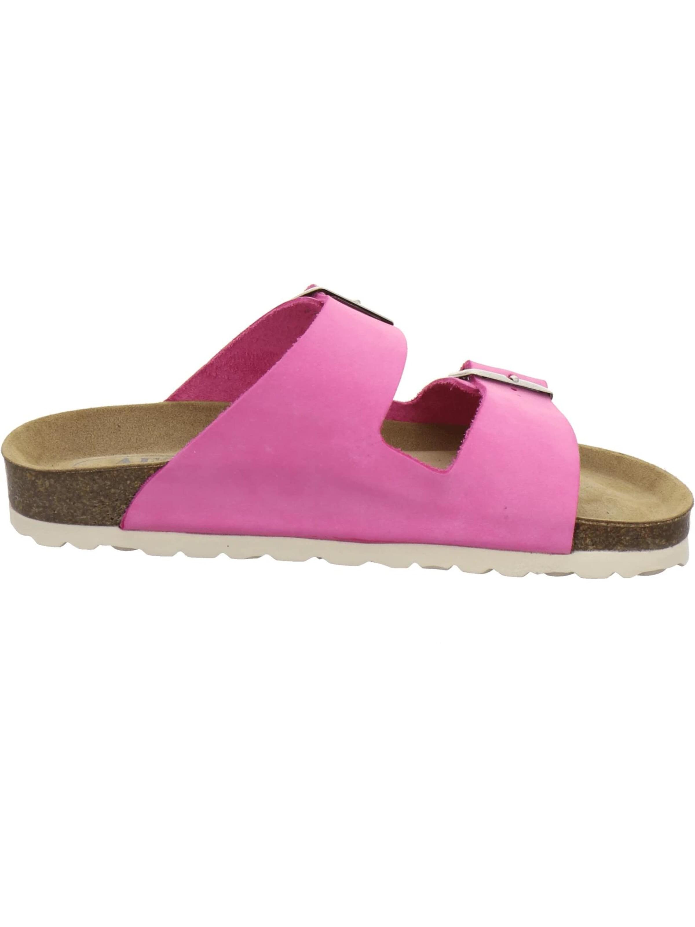 AFS-Schuhe Mule 'Pantoletten Damen Zweischnaller fuchsia' in Pink