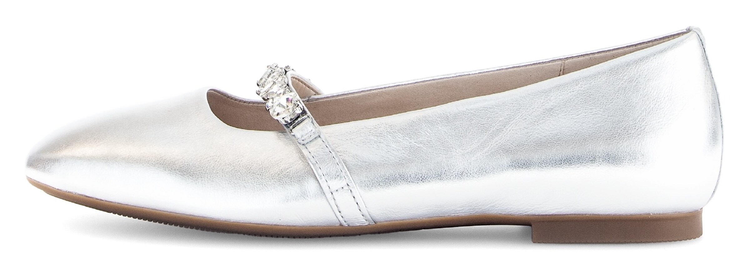 GABOR Ballet Flats in Silver