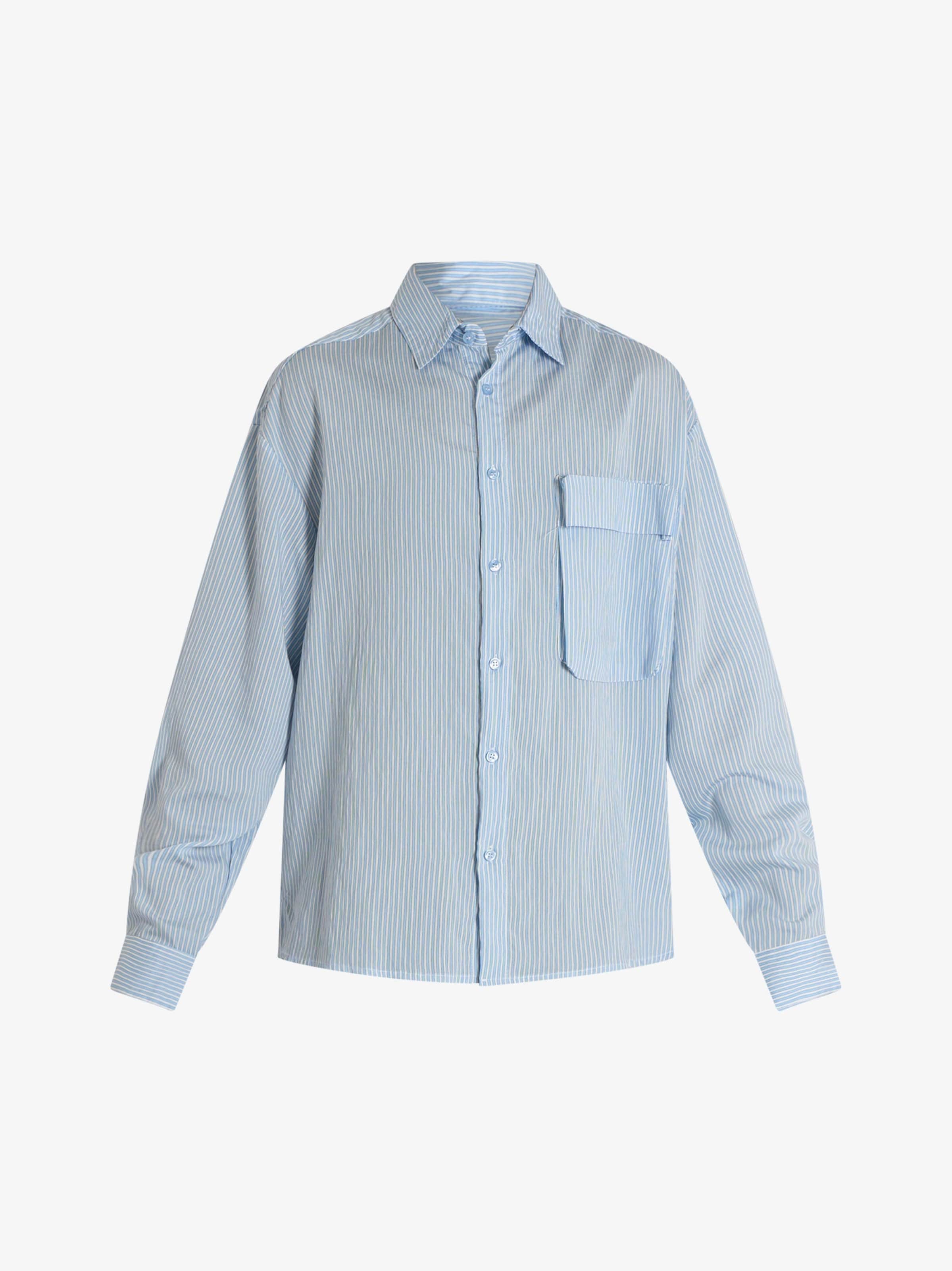 Coupe regular Chemise Yes London en bleu
