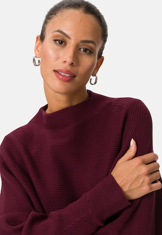 zero Pullover mit Turtleneck in Rot