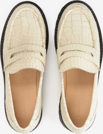 Kazar Studio Moccasins in White