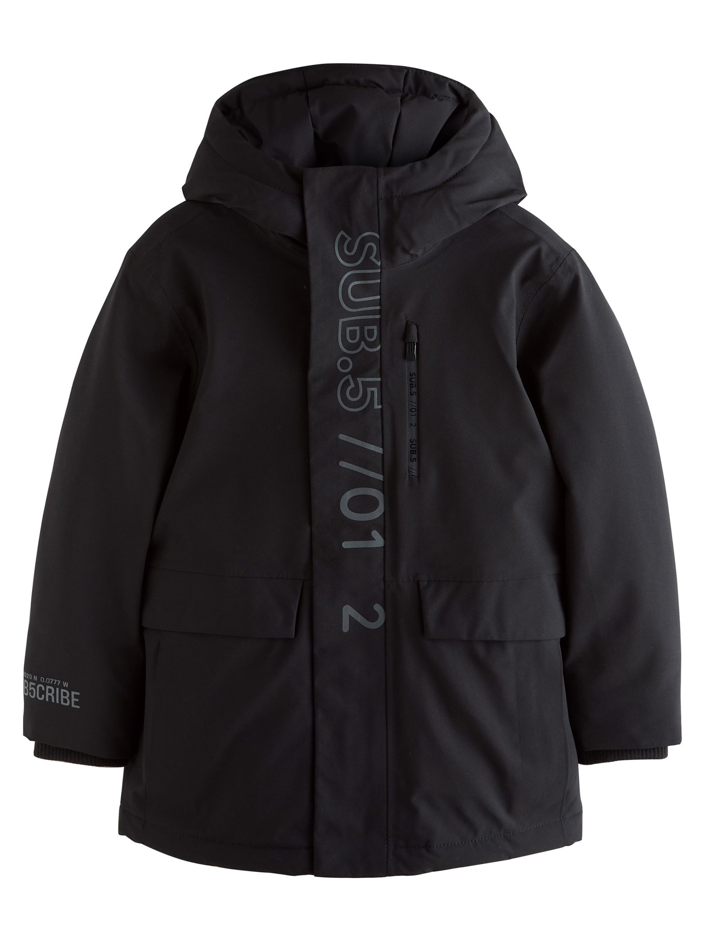 Next Between-season jacket in Black: front