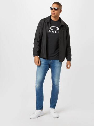 OAKLEY Sportshirt 'Bark' in Schwarz