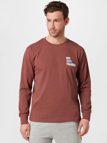 T-Shirt 'Hannes' ABOUT YOU en marron : devant