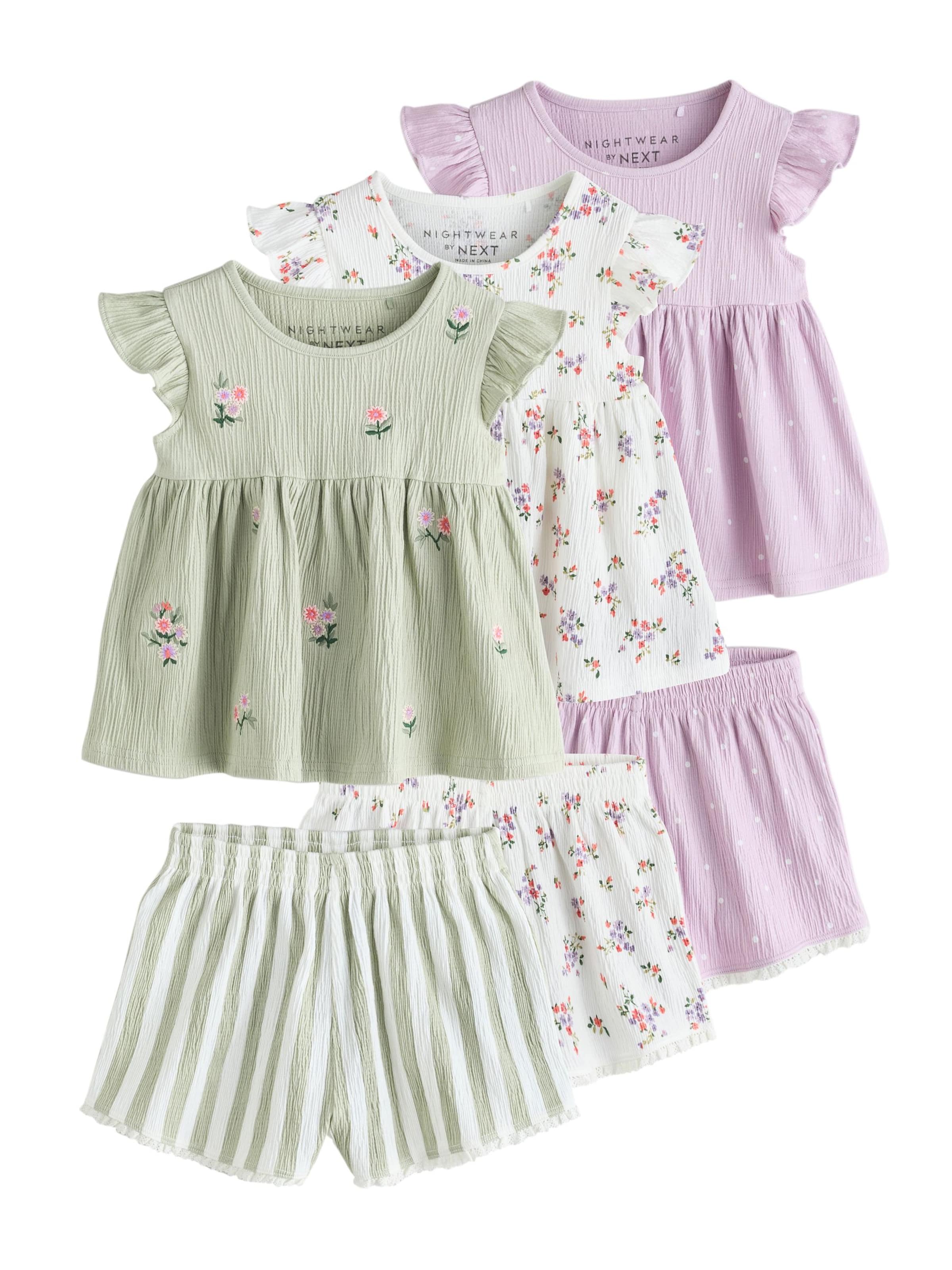 Next Nachtkledij in Groen: voorkant