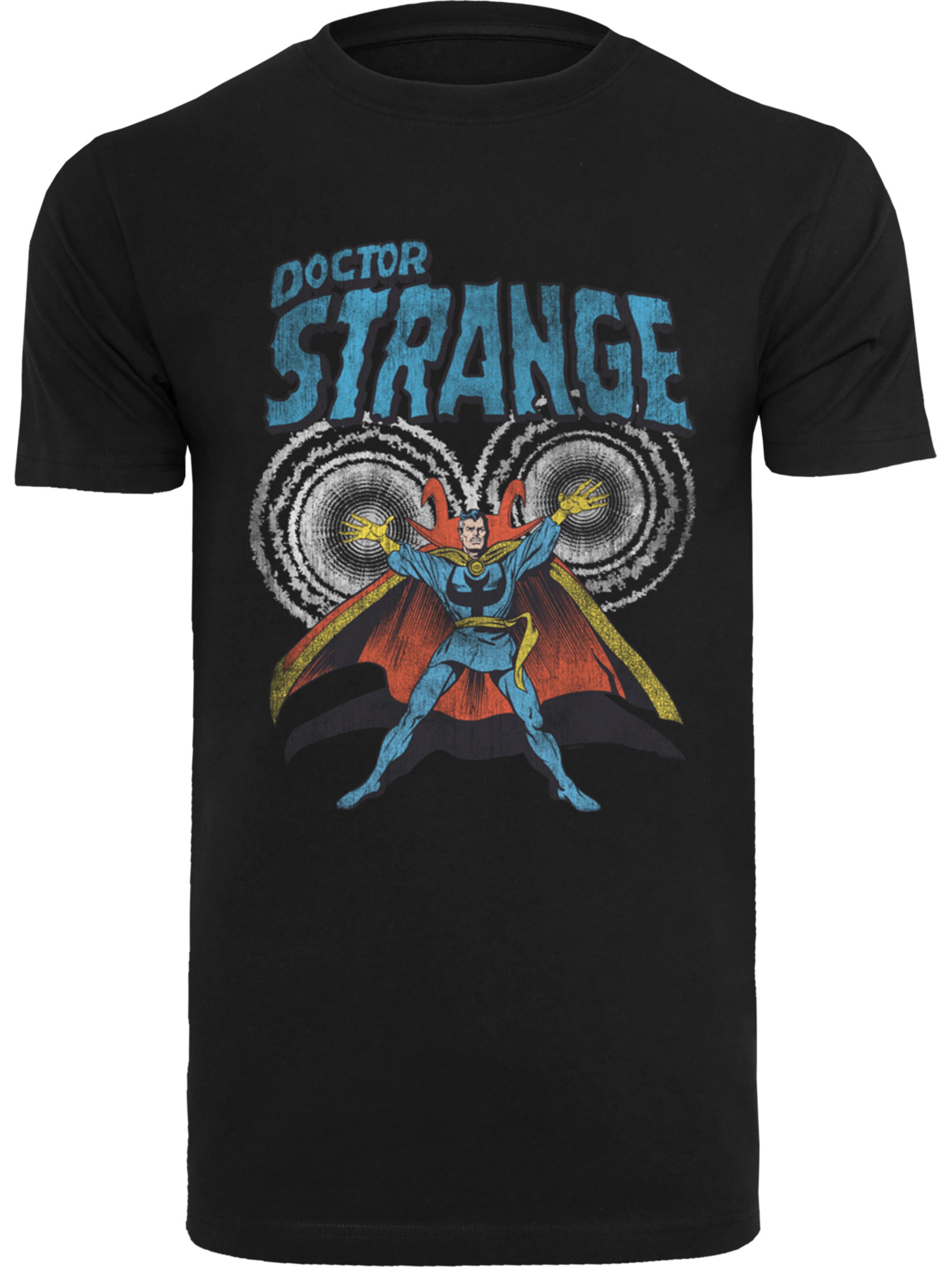 T-Shirt 'Marvel Doctor Strange' F4NT4STIC en noir : devant