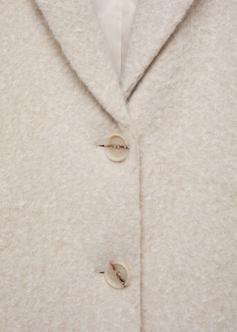 MANGO Mantel 'Finster' in Beige