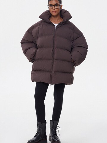 Estro Winter jacket '11221' in Brown: front