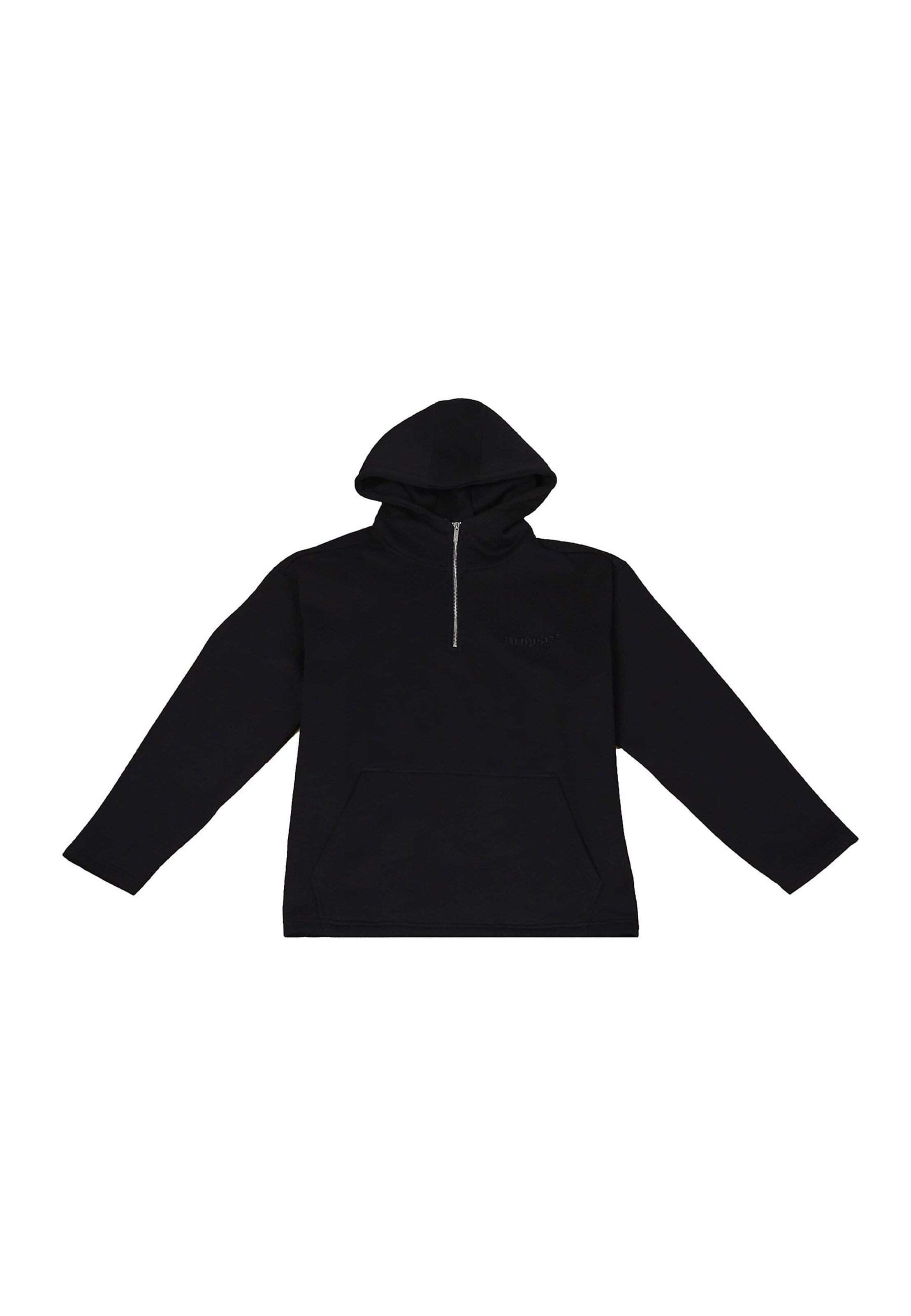 Dropsize Sweatshirt in Schwarz: Vorderseite