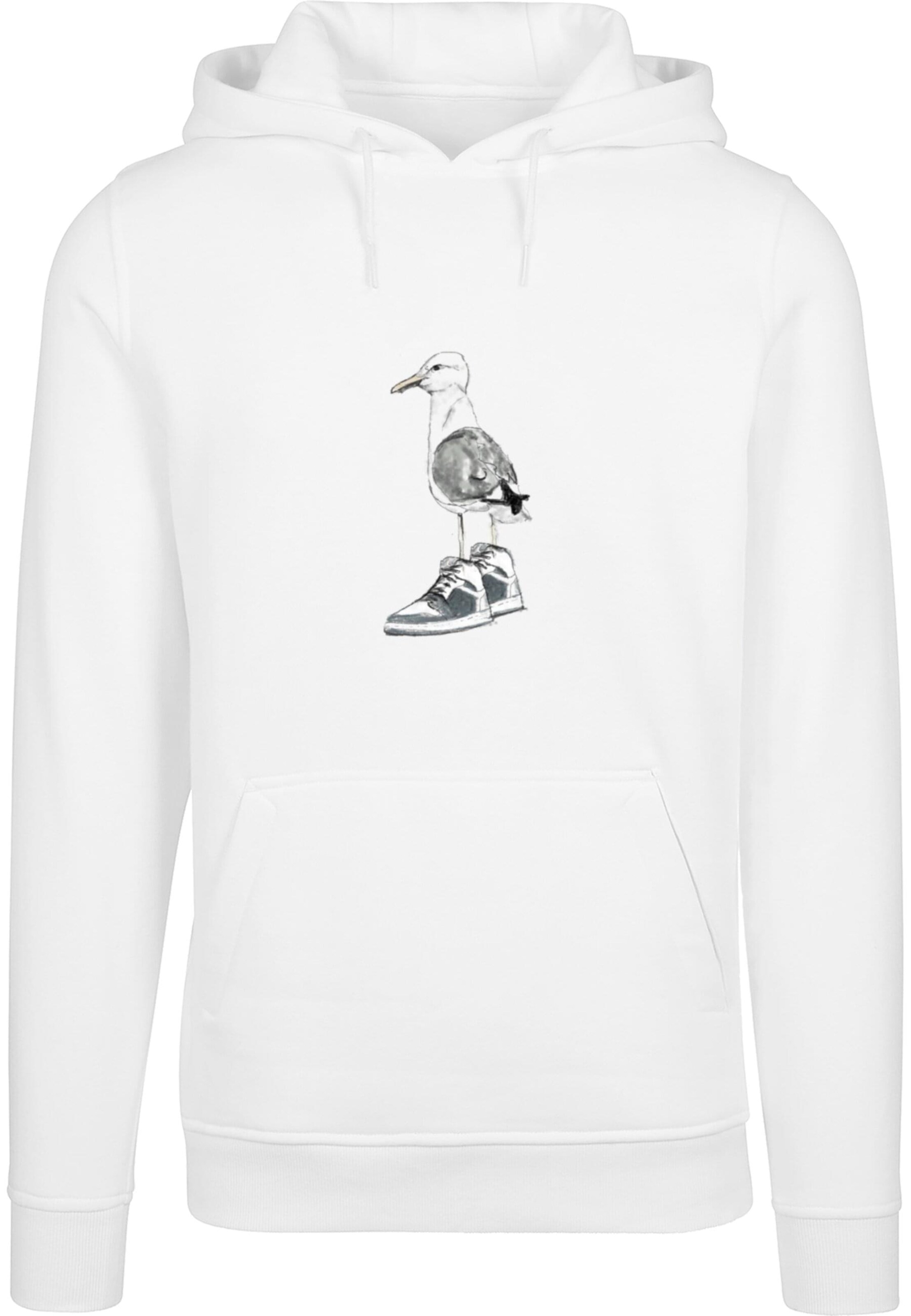 MT Men Sweatshirt 'Seagull' in White: front