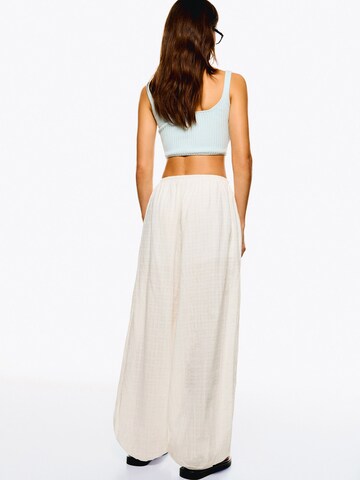 Loosefit Pantalon Bershka en beige