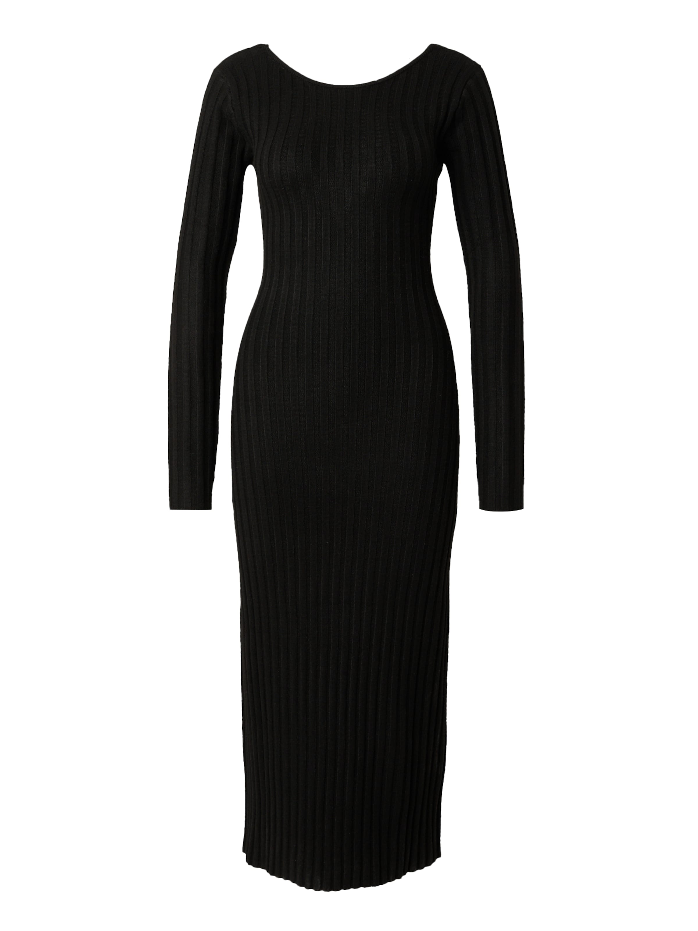 millane Плетена рокля 'Malina' в черно: отпред