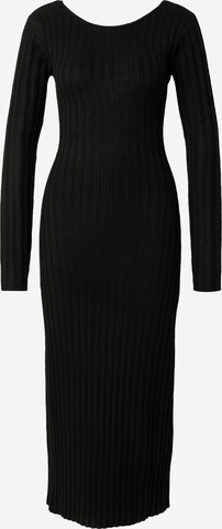 millanePletena haljina 'Malina' - crna boja: prednji dio
