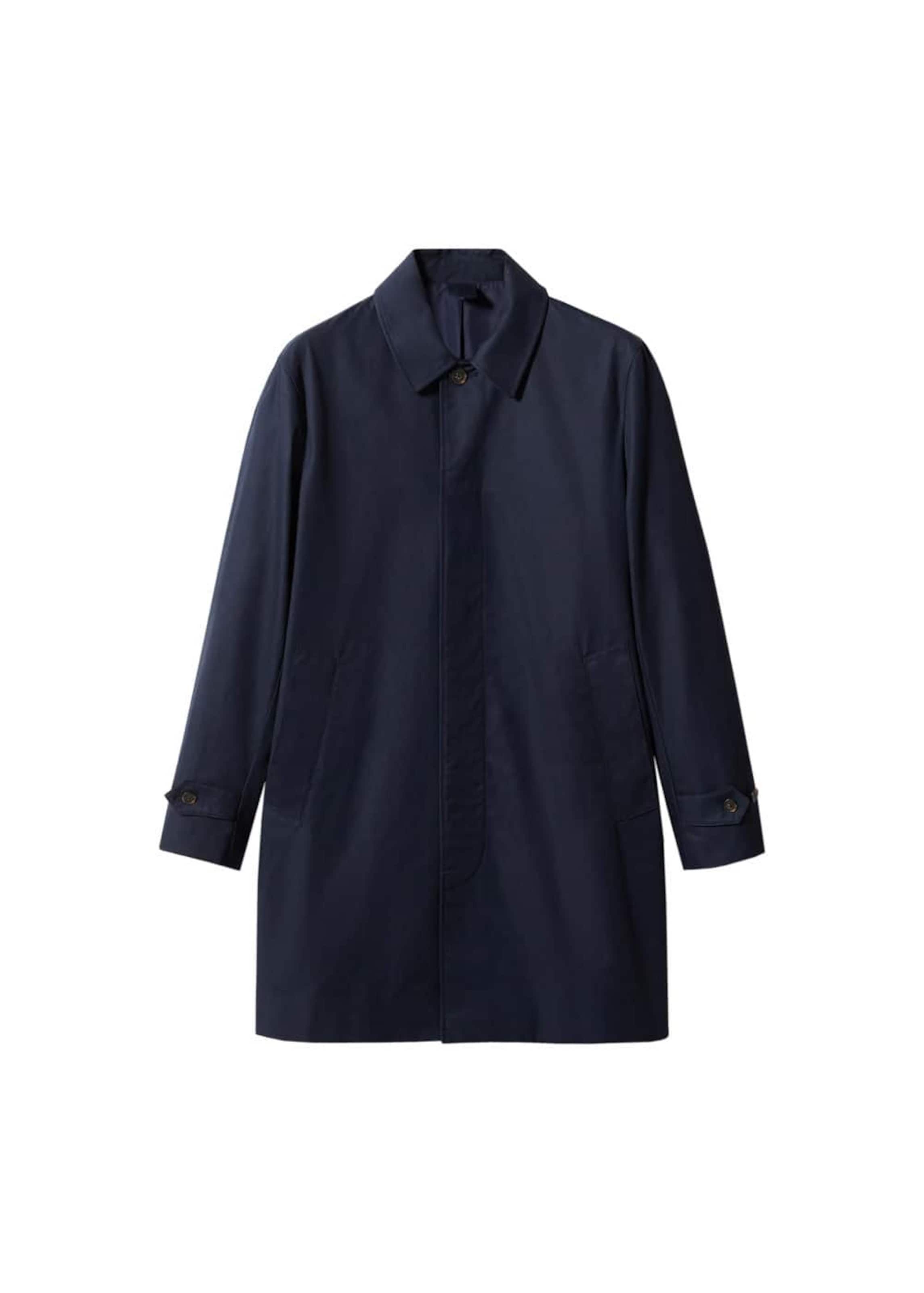 MANGO MAN Átmeneti kabátok &#x27;Chayton&#x27; - kék: elől