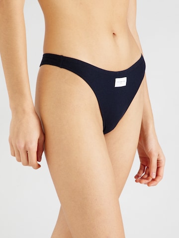 Tommy Hilfiger Underwear Thong in Blue: front