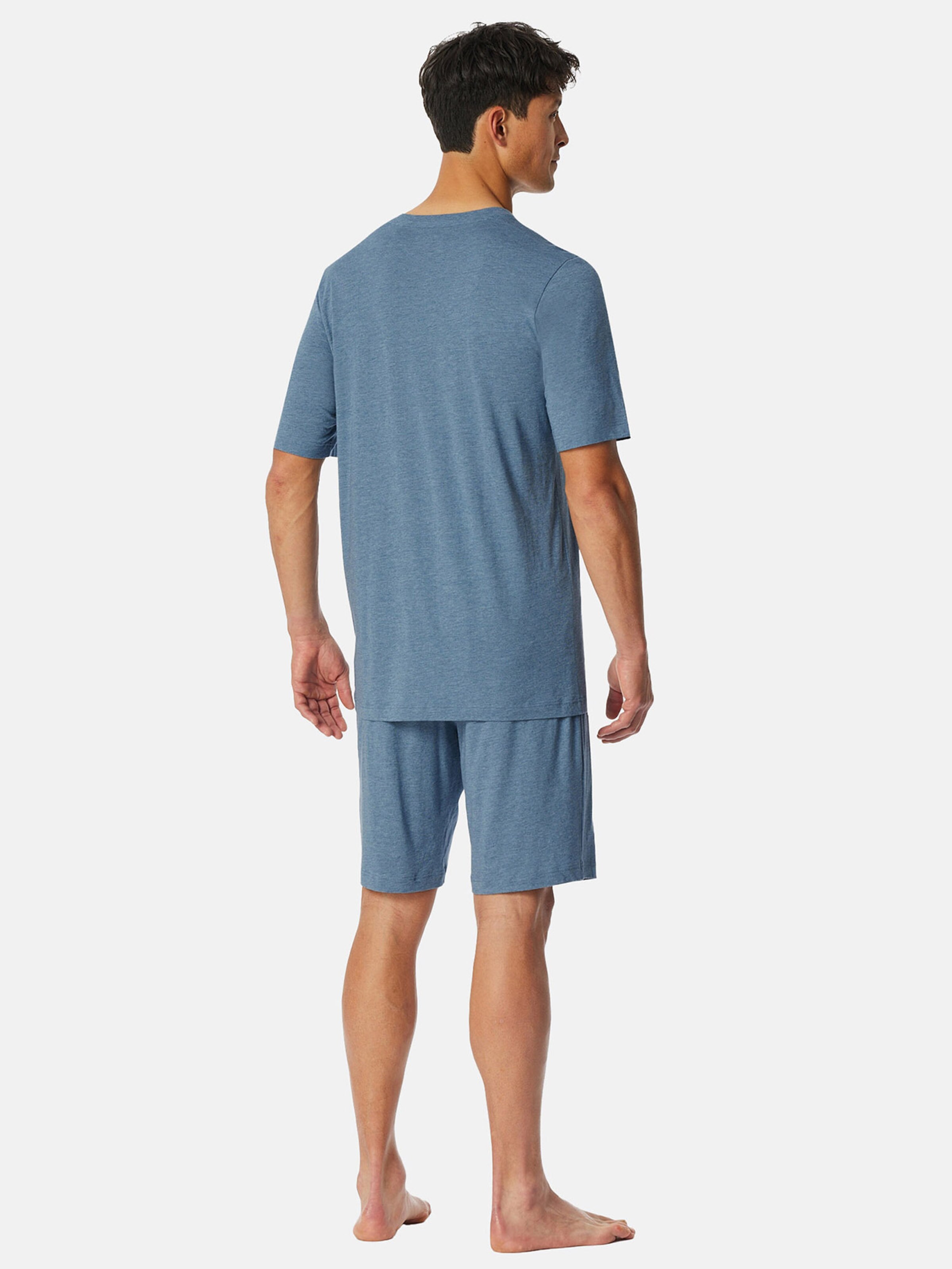 SCHIESSER Shorty ' Modern Nightwear ' in Blau