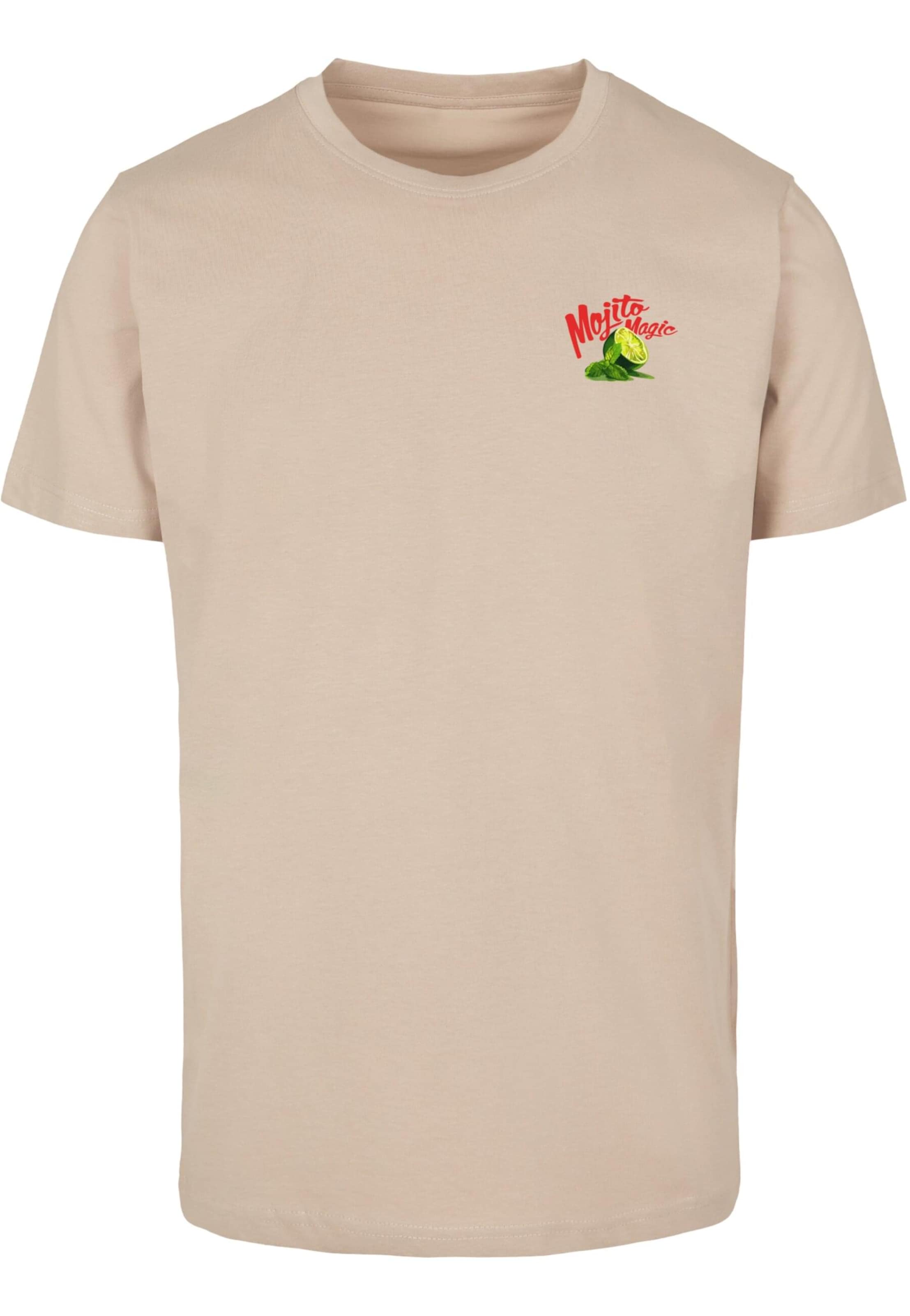 Mister Tee Shirt 'Mojito Magic' in Beige: front
