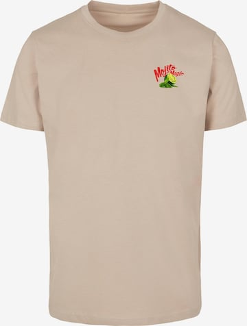 T-Shirt 'Mojito Magic' Mister Tee en beige : devant