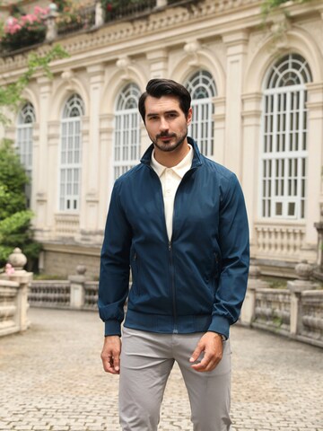 YOUTHUP Übergangsjacke 'Kragen'‌‌‌‌ in Blau