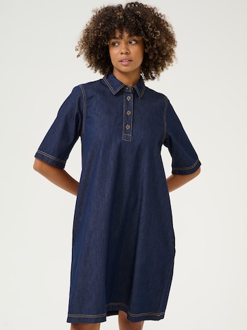 Robe-chemise 'Winnie Arpa' CULTURE en bleu : devant