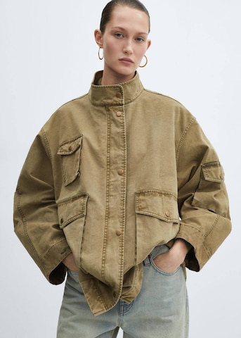 MANGO Between-Season Jacket 'africa' in Green: front