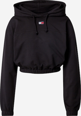 Tommy Jeans Sweatshirt in Black: front