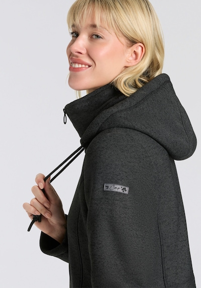 CMP Funktionsfleecejacke in schwarz, Produktansicht