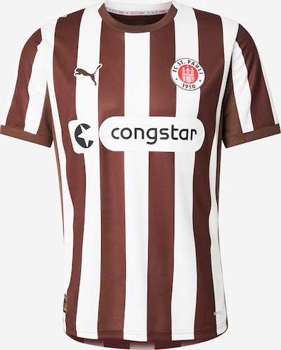 PUMA Camiseta de fútbol 'FC St. Pauli 25/26' en chocolate / rojo / blanco, Vista del producto