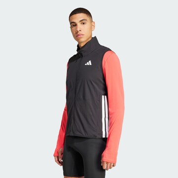 ADIDAS PERFORMANCE Sports vest 'Adizero' in Black: front