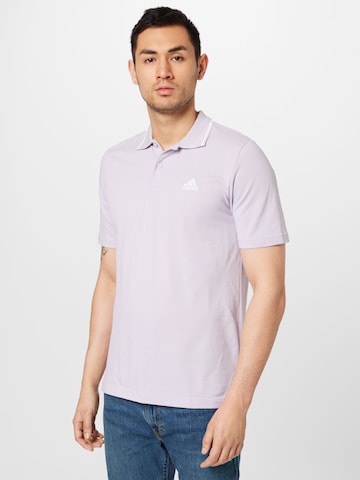 T-Shirt fonctionnel 'Essentials Piqué Small Logo ' ADIDAS SPORTSWEAR en violet : devant