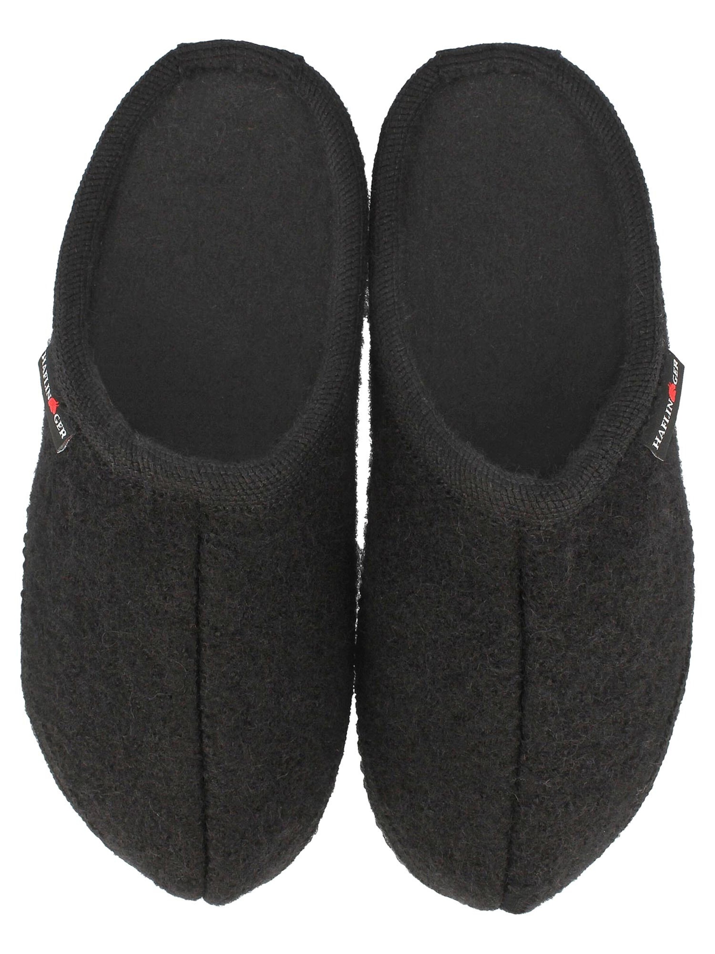 HAFLINGER Huisschoenen 'Walktoffel Alaska' in Zwart