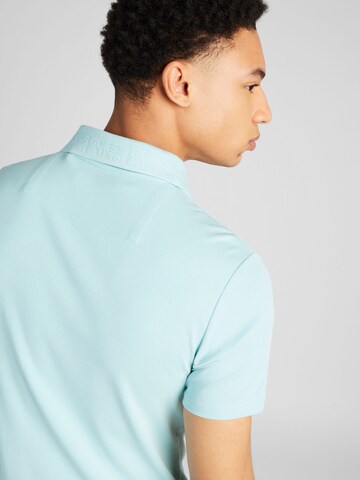 GUESS Poloshirt 'Nolan' in Blau