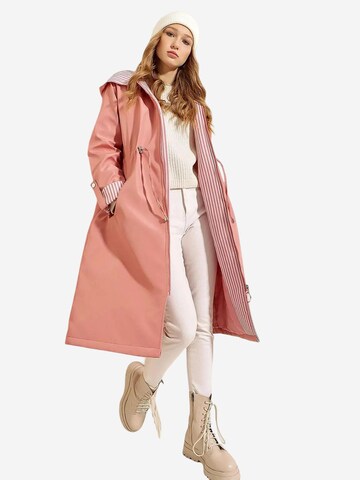 Bigdart Between-seasons coat in Pink