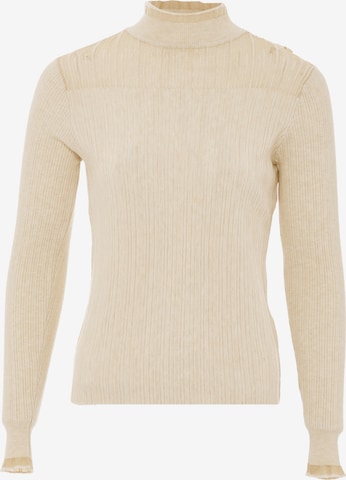 NAEMI Trui in Beige: voorkant