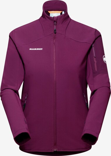 MAMMUT Fleecejacke 'Madris' in lila / weiß, Produktansicht