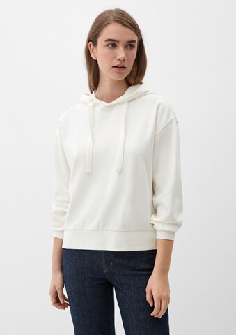 s.Oliver Sweatshirt in Beige: predná strana