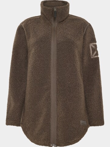 Didriksons Fleece jas 'Umi' in Bruin