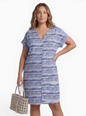 ONLY Carmakoma - Vestido de verano 'CARHAVANA' en azul: frente